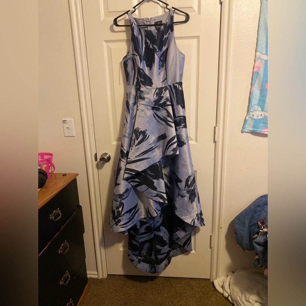 Adrianna Papell Blue Prom dress